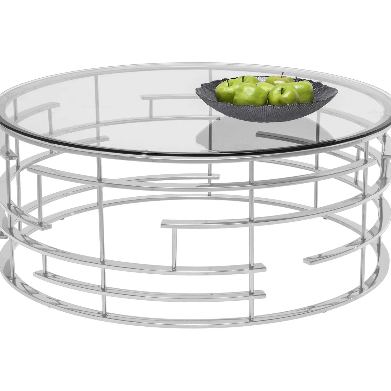 Coffee Table Jupiter Silver O100Cm^KARE Design New