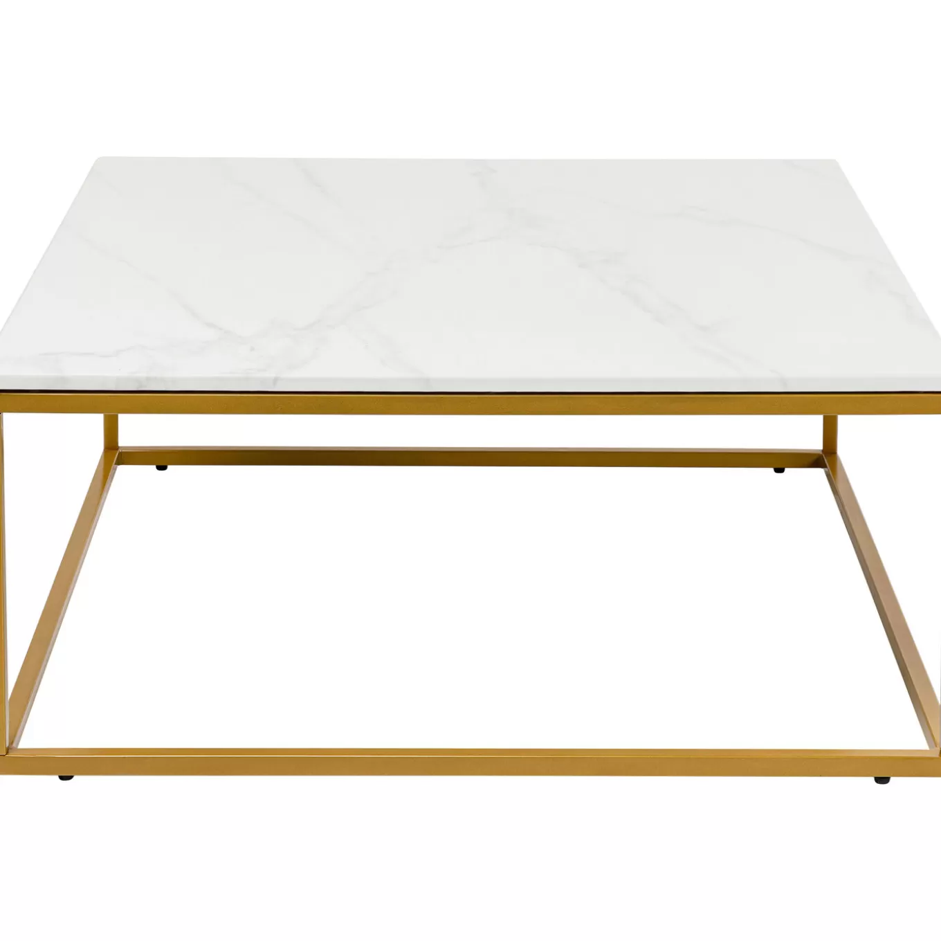 Coffee Table Key West Gold 90X90Cm^KARE Design Best