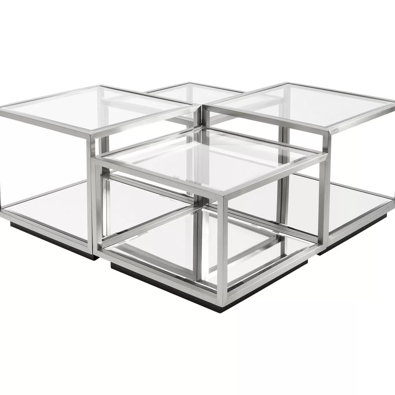 Coffee Table Luigi Silver (4/Set)^KARE Design Best