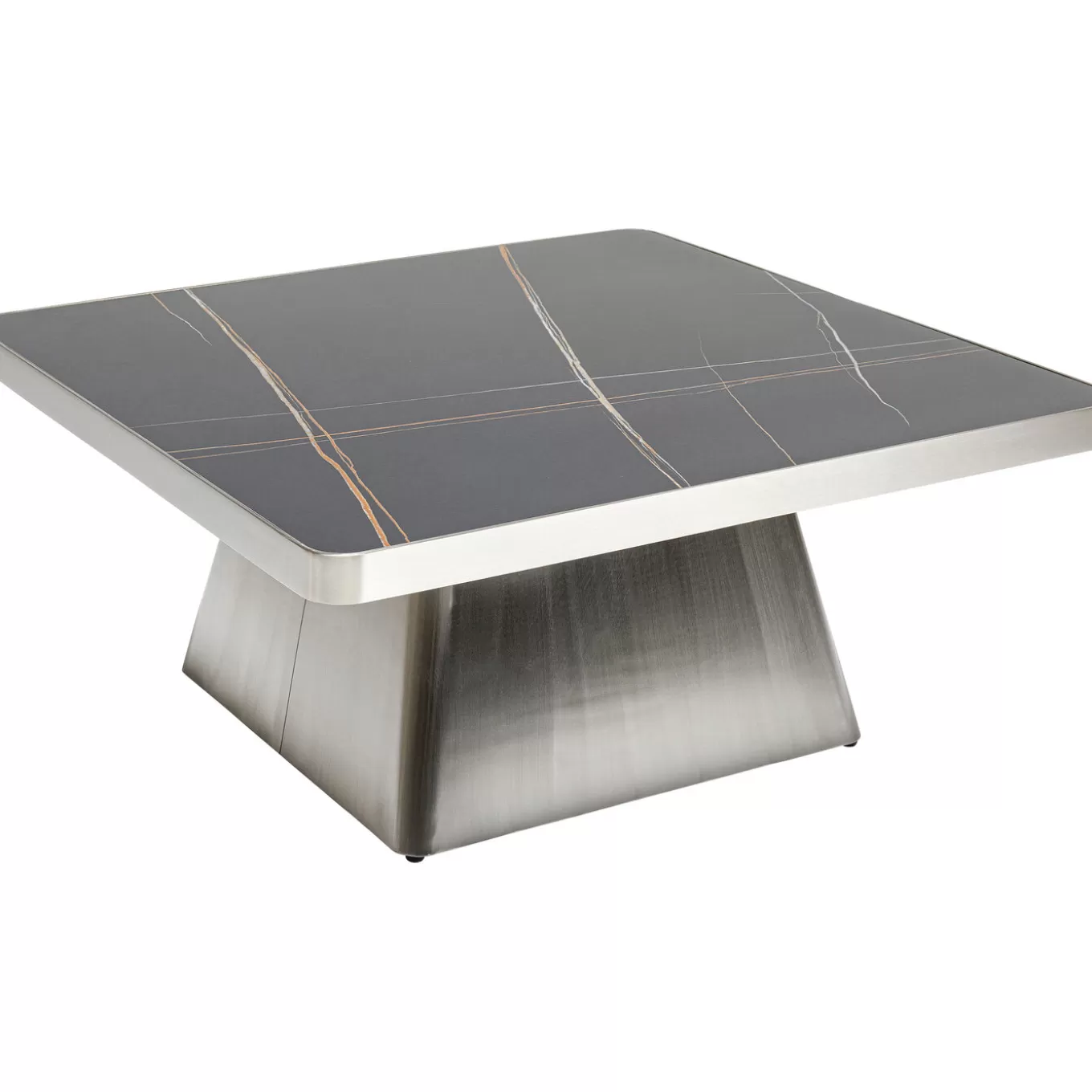 Coffee Table Miler Silver 80X80Cm^KARE Design Outlet