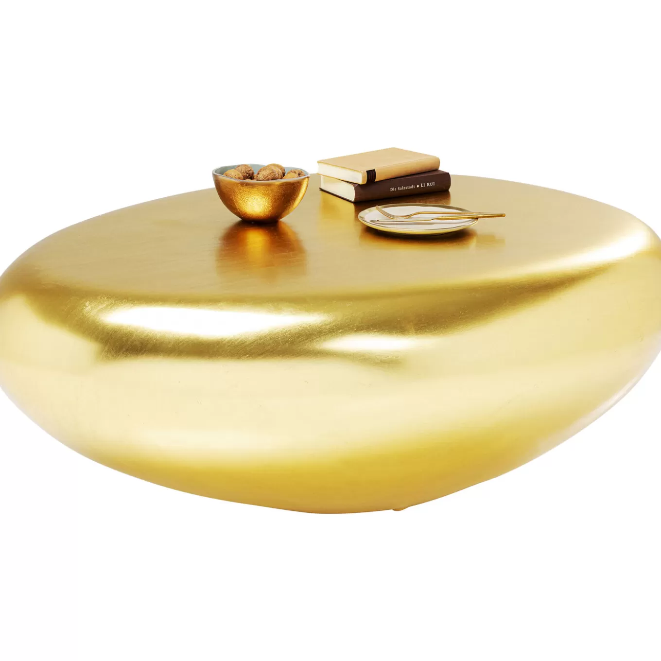 Coffee Table Pebble Gold 122X96^KARE Design Best Sale