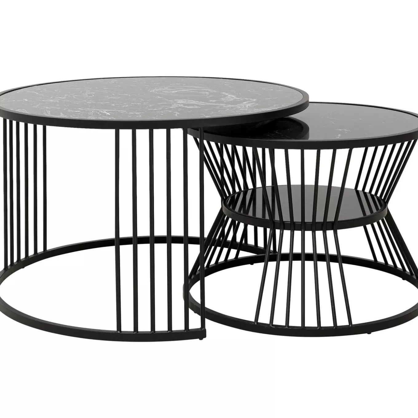 Coffee Table Roma Black (2/Set)^KARE Design Outlet