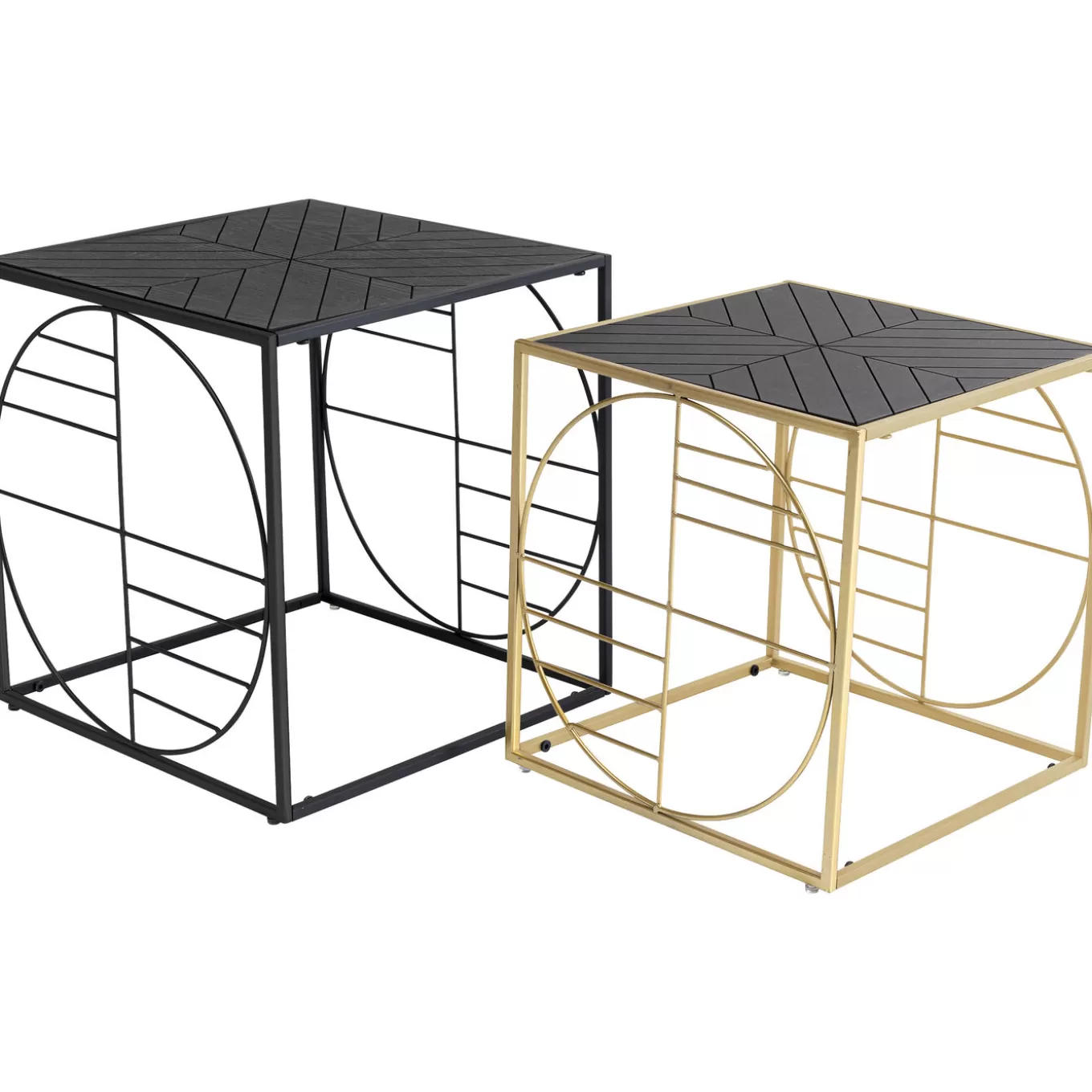 Coffee Table Techno 2 (2/Set)^KARE Design Fashion