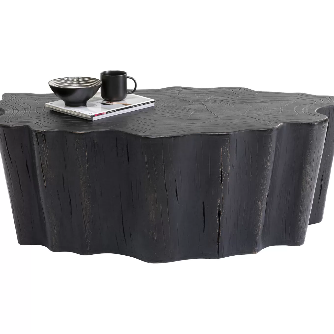 Coffee Table Tree Stump Black 119X68Cm^KARE Design Best Sale