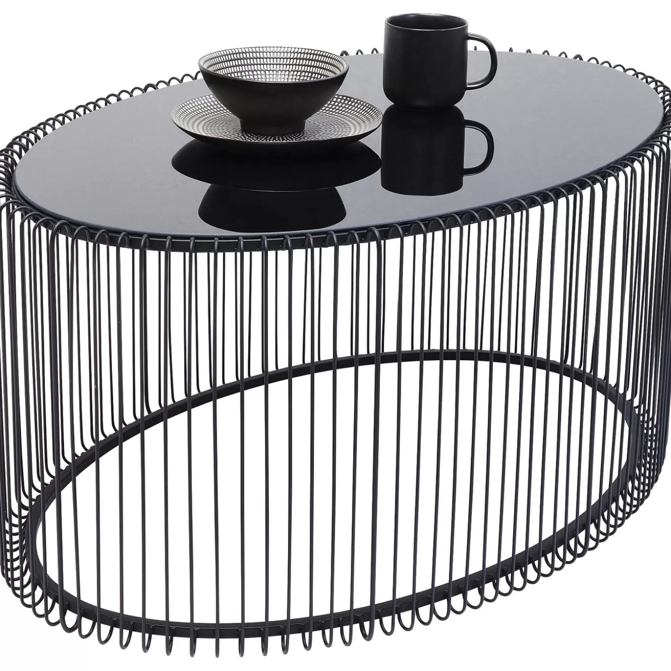 Coffee Table Wire Uno Black 60X90Cm^KARE Design Cheap