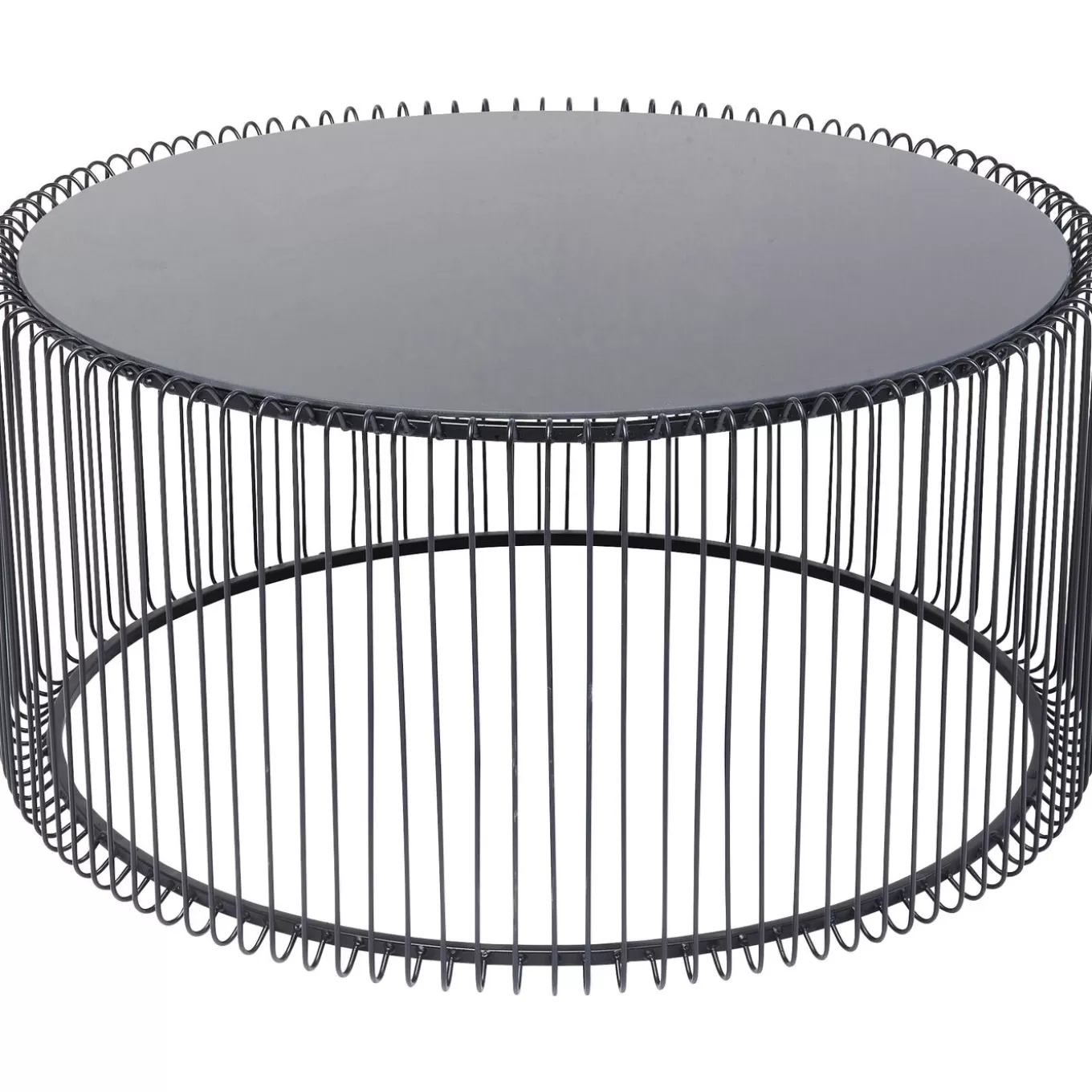 Coffee Table Wire Uno Black O80Cm^KARE Design Online