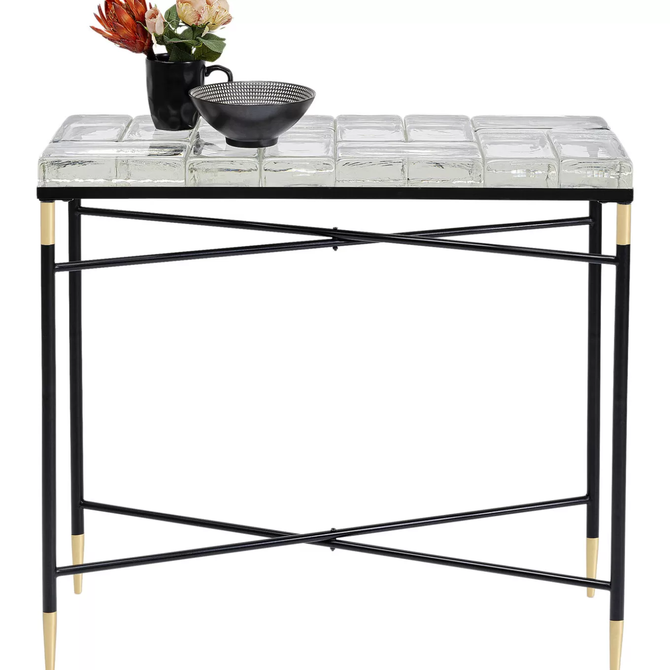 Console Iceline Black 82X76Cm^KARE Design Shop