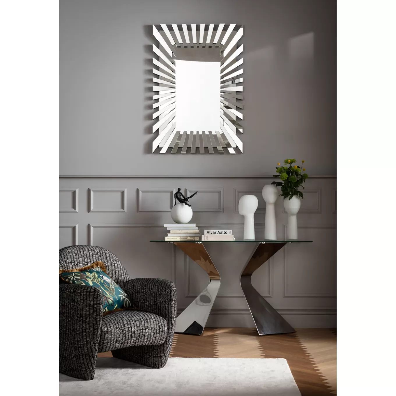 Console Table Gloria Chrome^KARE Design Online