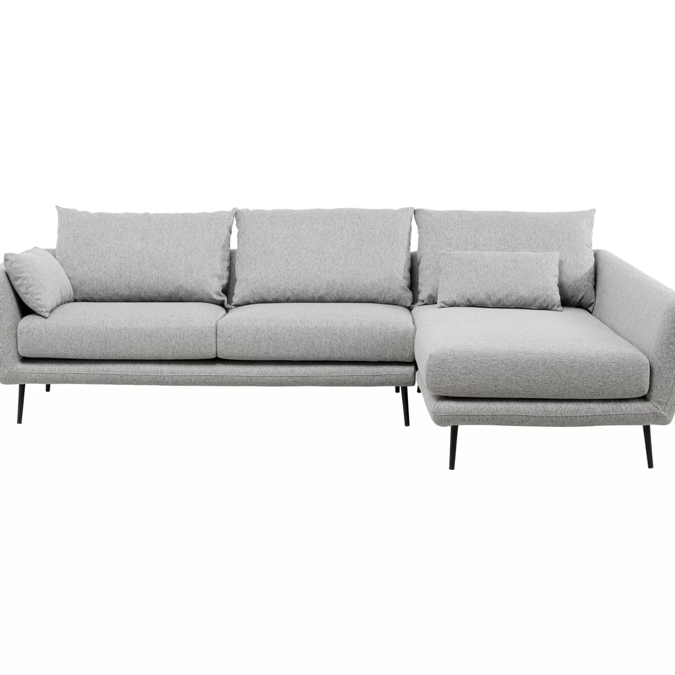 Corner Sofa Amalfi Right Grey 275Cm^KARE Design Fashion