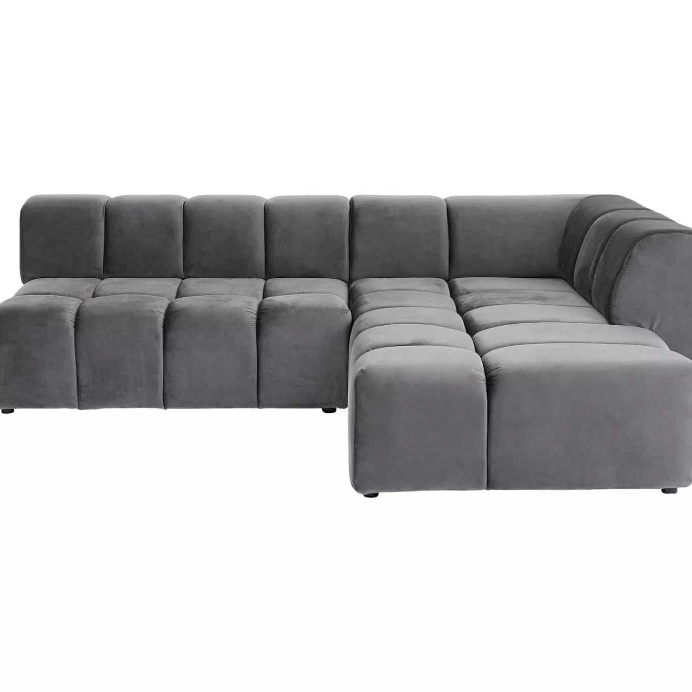 Corner Sofa Belami Velvet Grey Right^KARE Design Hot