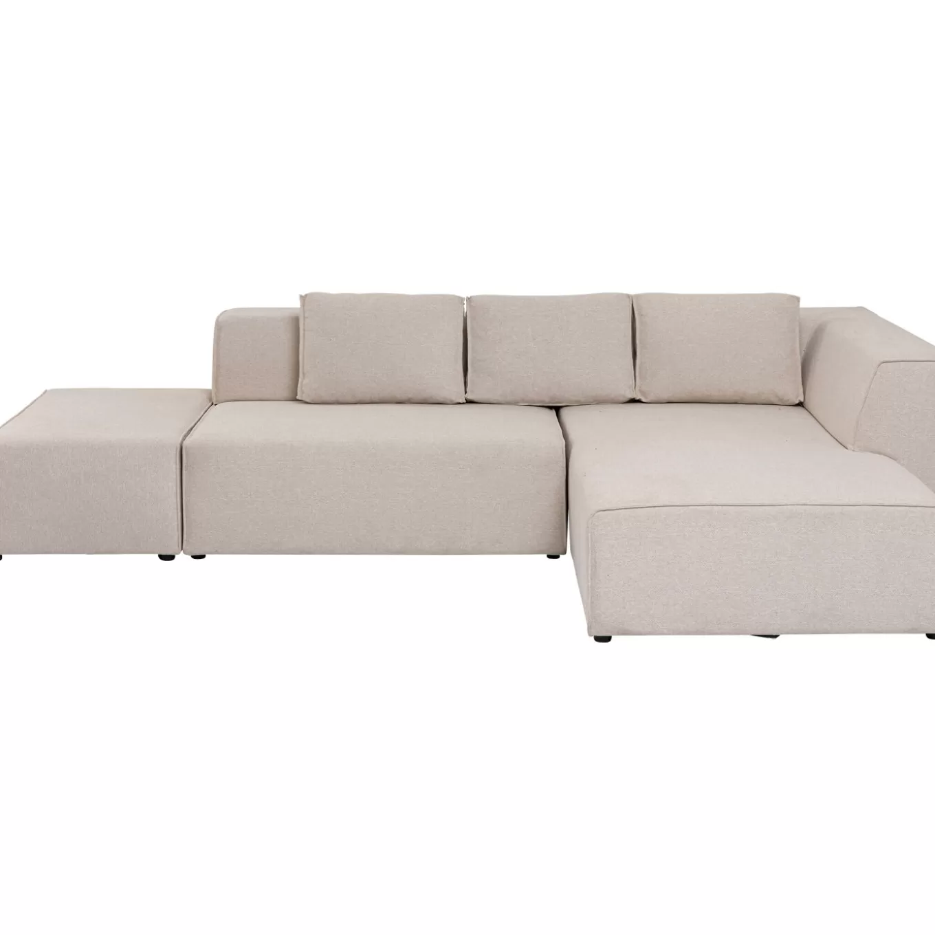 Corner Sofa Infinity Ottomane Cream Right^KARE Design Fashion