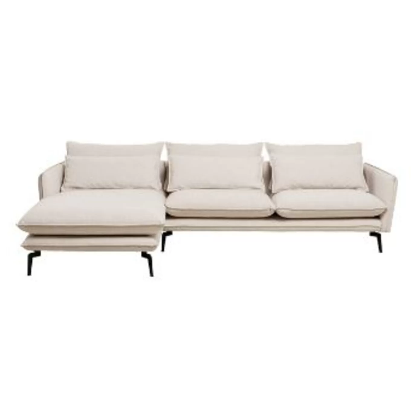 Corner Sofa Monza Left Cream 296Cm^KARE Design Online