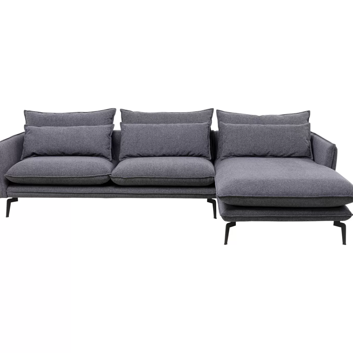 Corner Sofa Monza Right Grey 296Cm^KARE Design Online