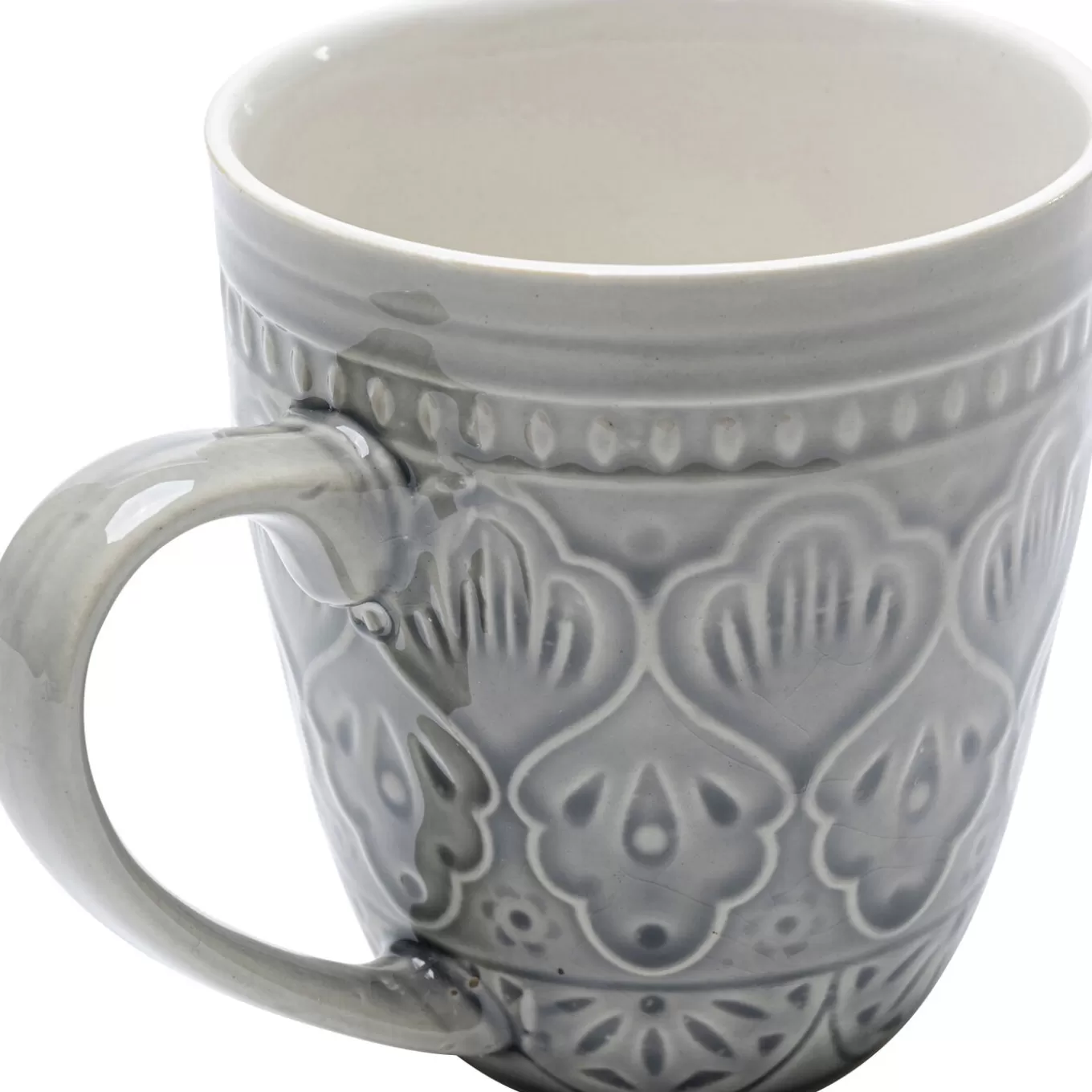 Cup Sicilia Mandala Grey 10Cm^KARE Design Online