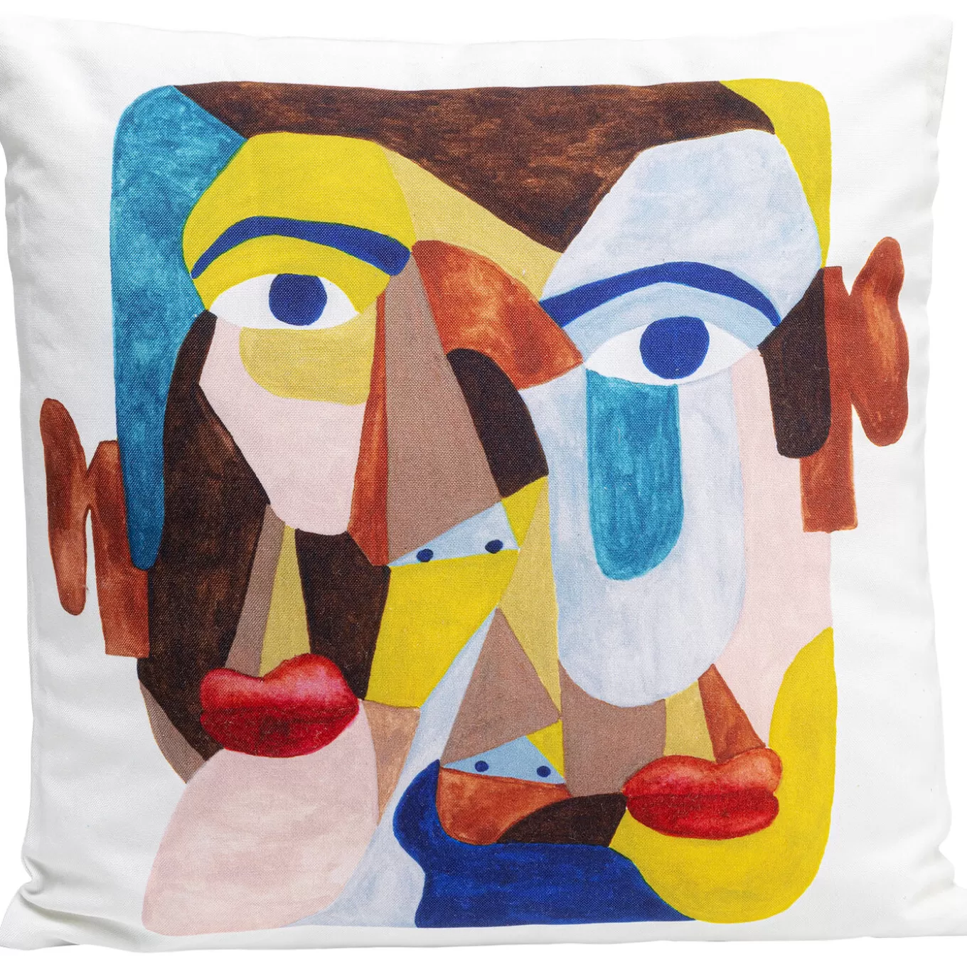 Cushion Artistic Face 45X45Cm^KARE Design Discount