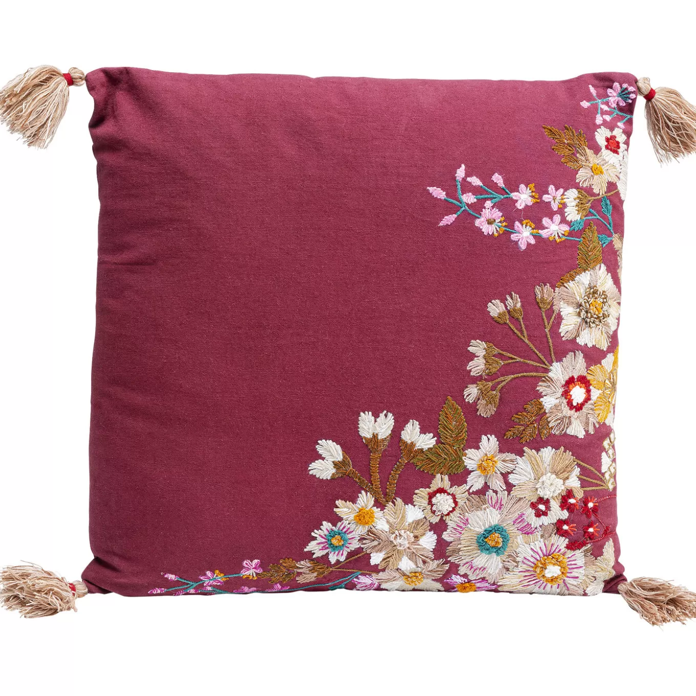 Cushion Embroidery Blossom 50X50Cm^KARE Design Online