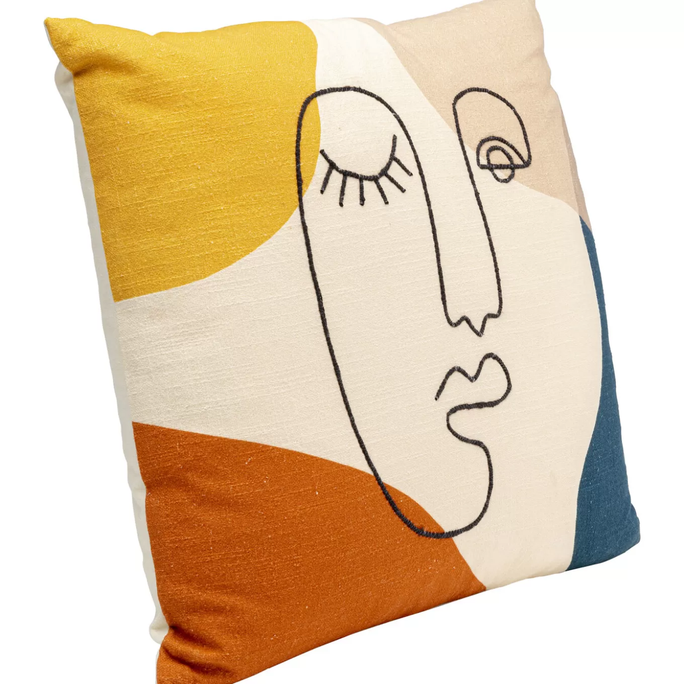 Cushion Face Art Multi 50X50Cm^KARE Design Best Sale