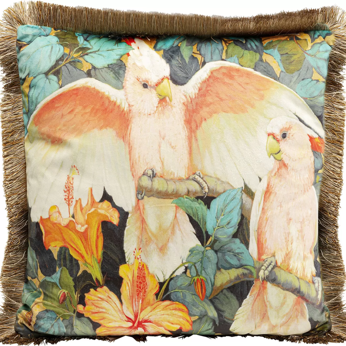 Cushion Parrots Life 45X45^KARE Design Sale