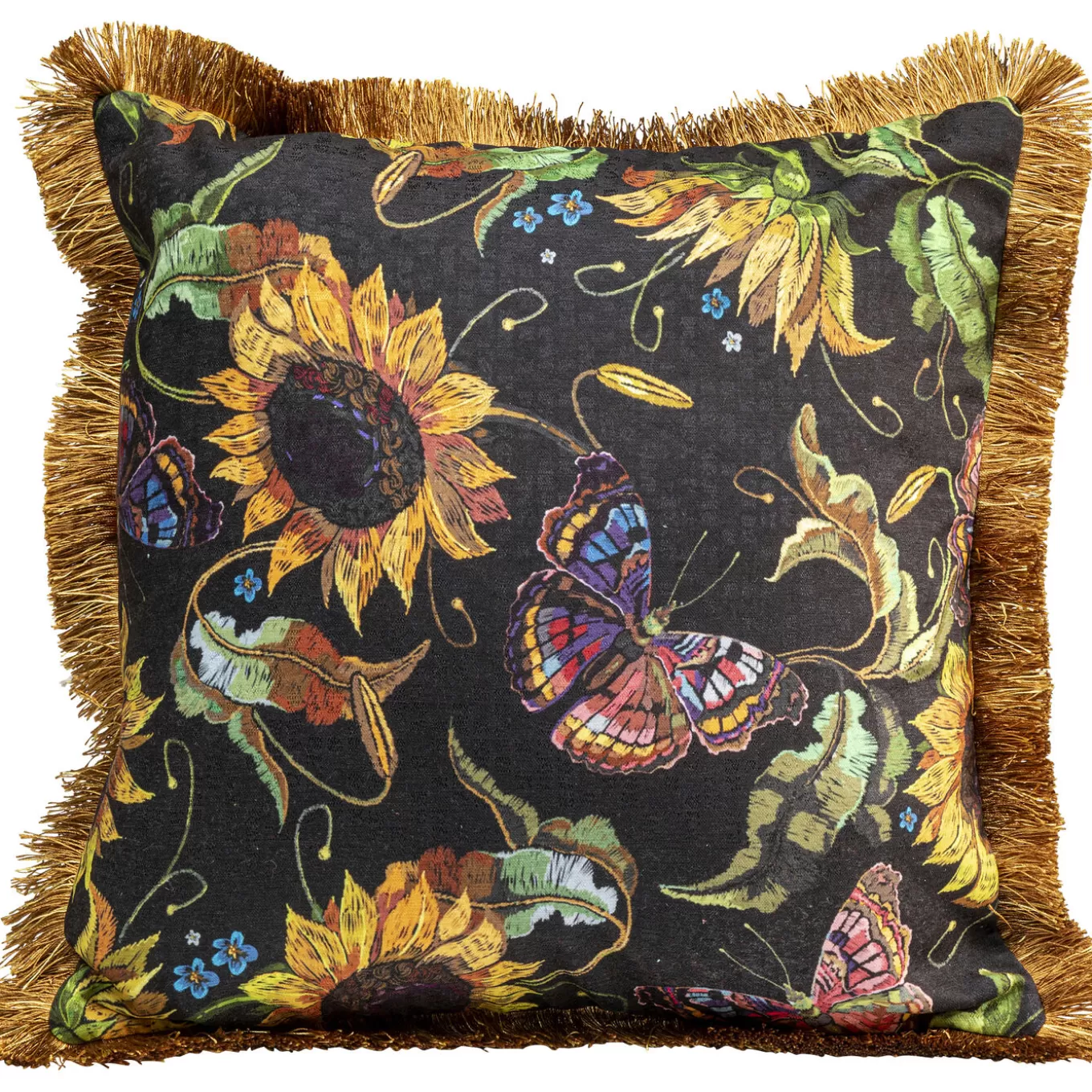 Cushion Sunflower Fringe 45X45Cm^KARE Design Outlet