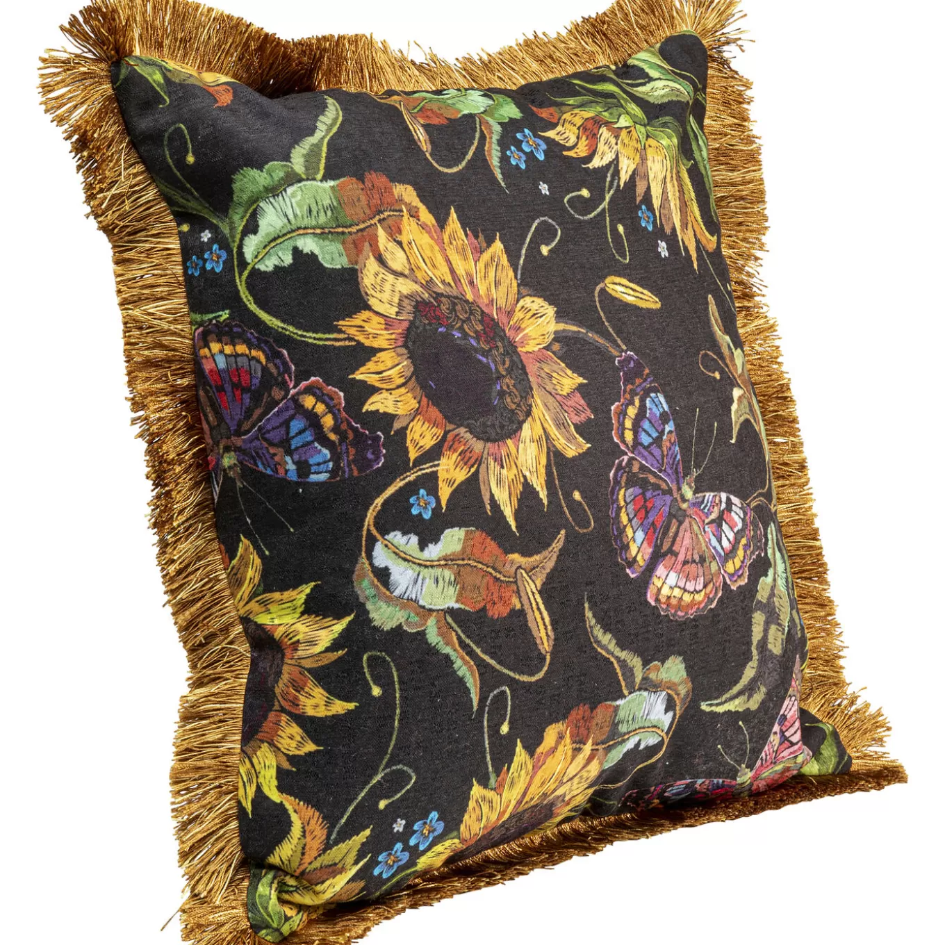 Cushion Sunflower Fringe 45X45Cm^KARE Design Outlet