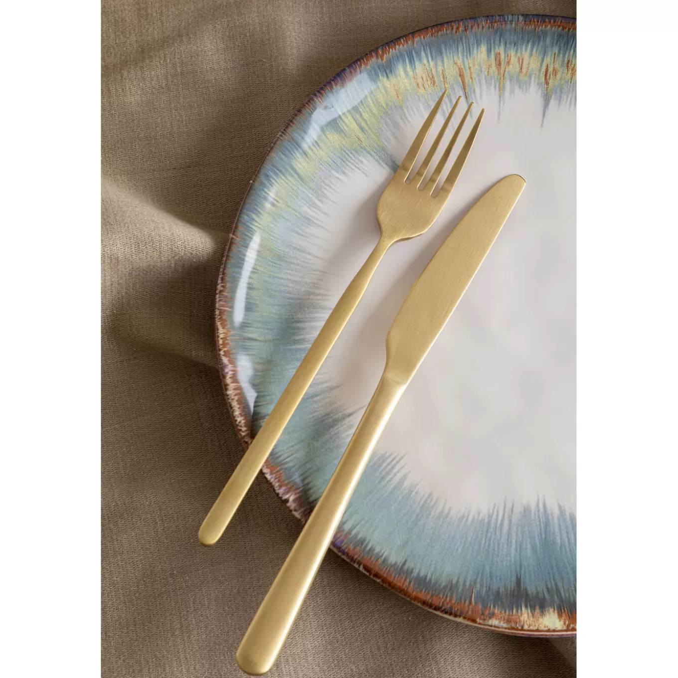 Cutlery Gloria Matt Gold (16/Part)^KARE Design Outlet