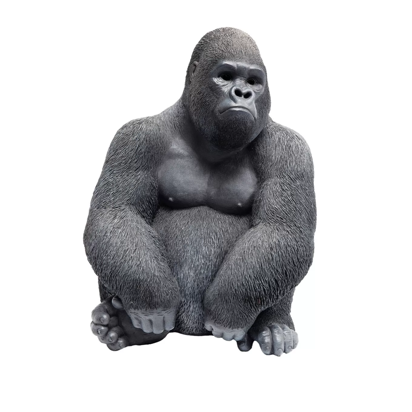 Deco Figur Monkey Gorilla Side Medium Black^KARE Design Online