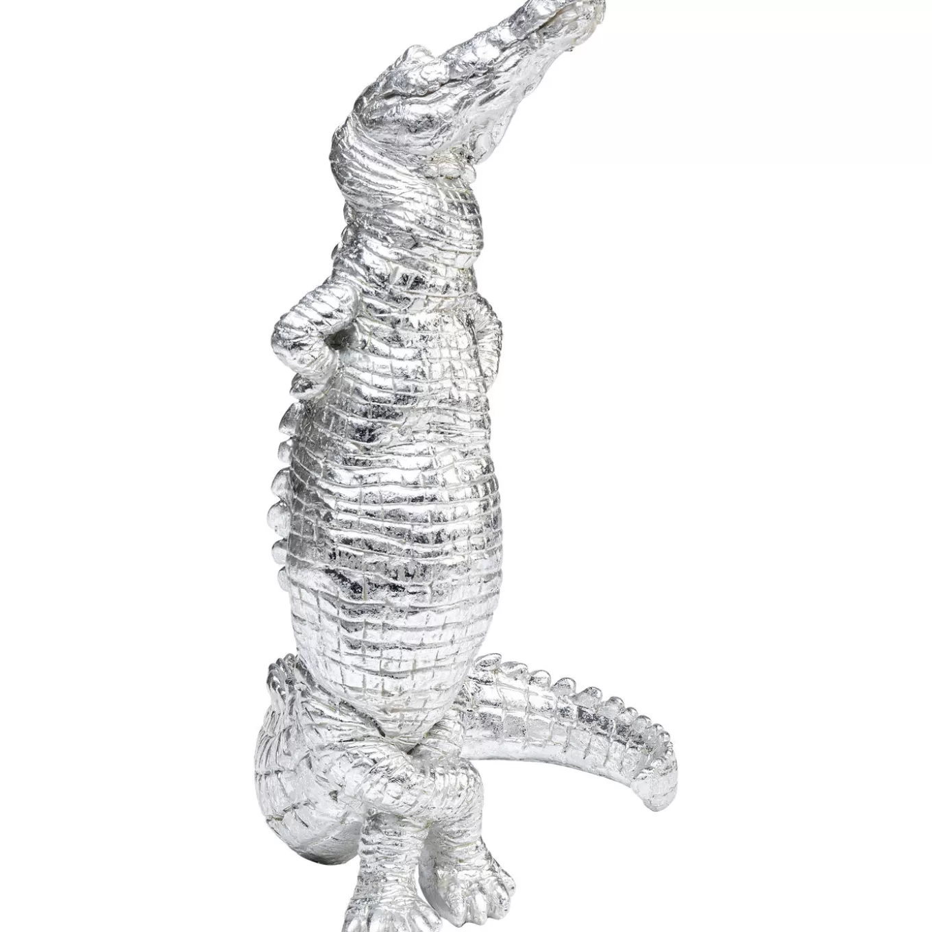 Deco Figurine Alligator Silver 39Cm^KARE Design Fashion