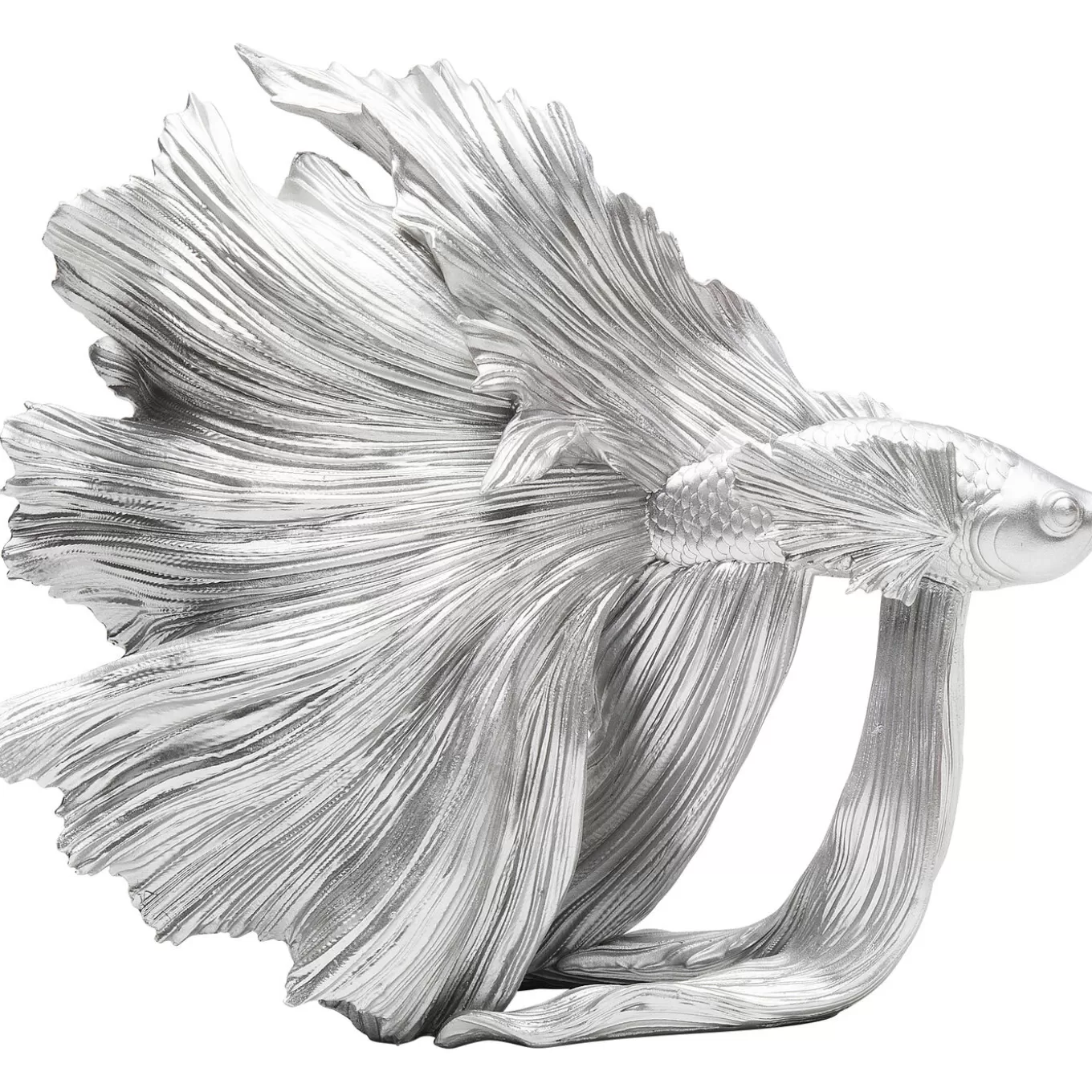 Deco Figurine Betta Fish Silver Small^KARE Design Outlet