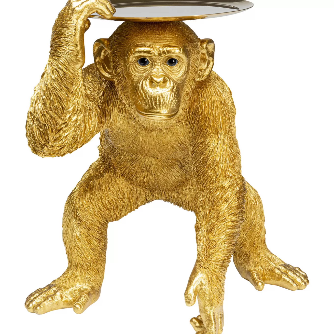 Deco Figurine Butler Playing Chimp Gold 52Cm^KARE Design Hot