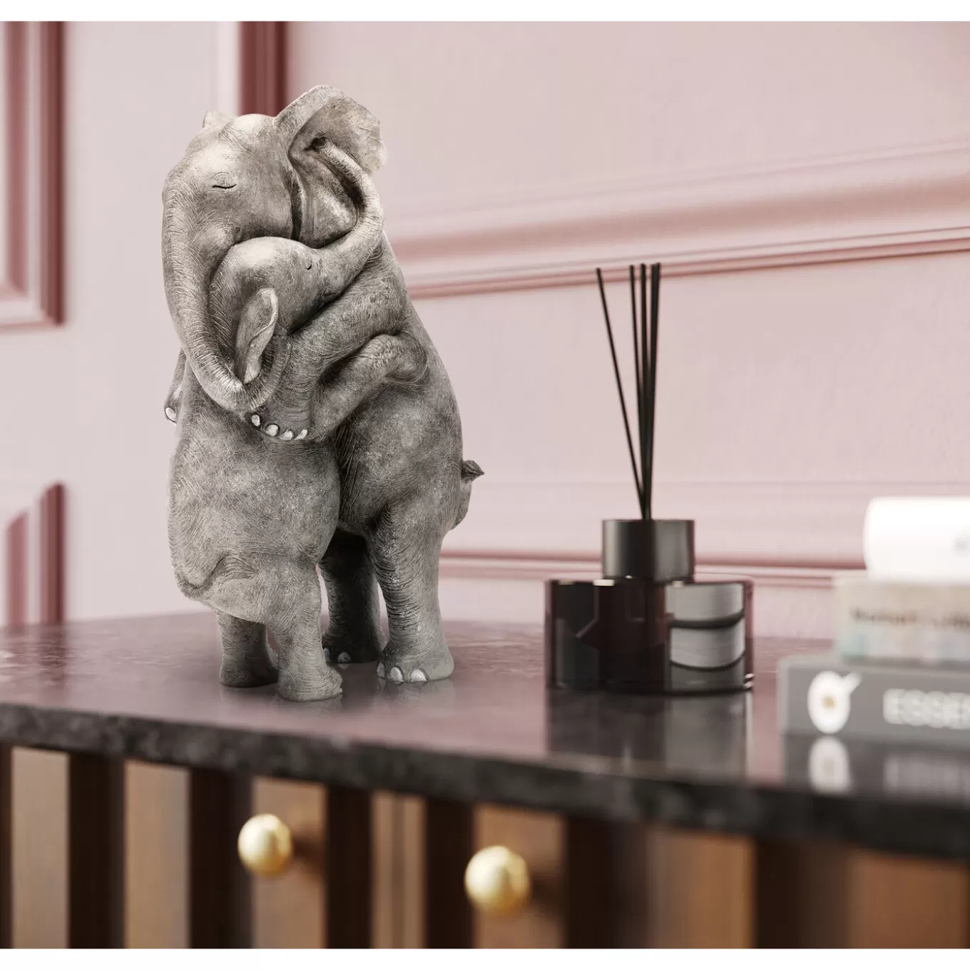 Deco Figurine Elephant Hug^KARE Design Online