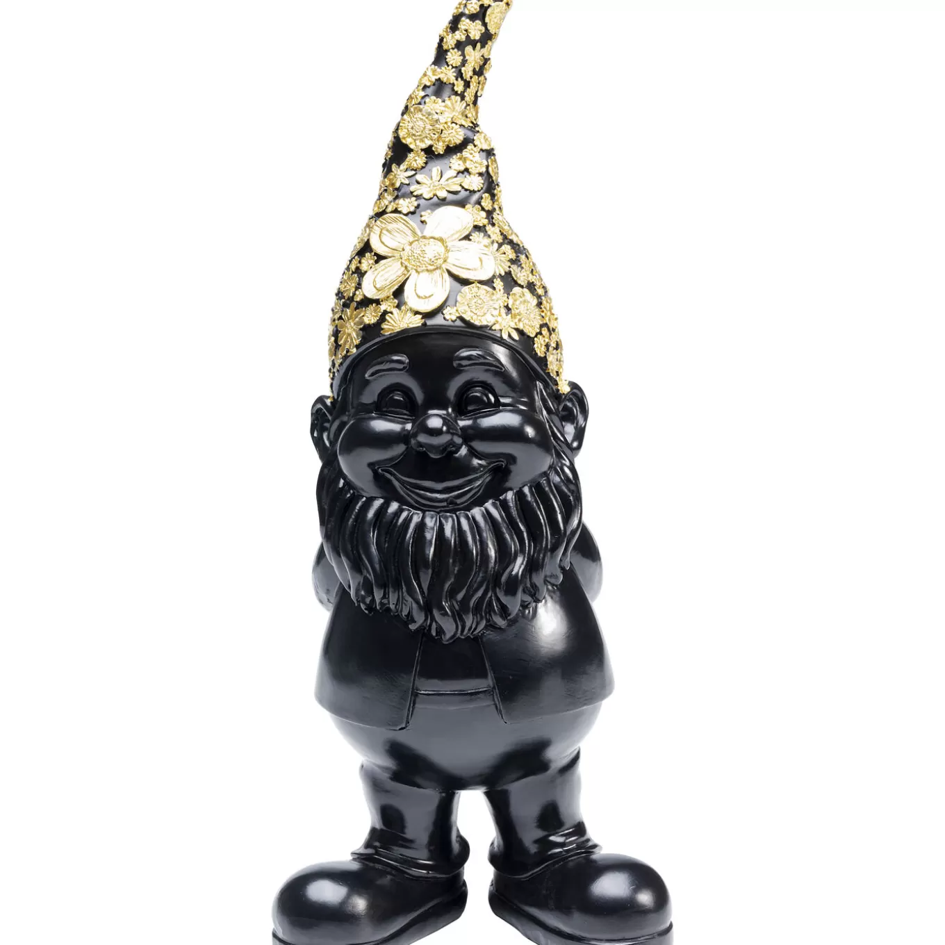 Deco Figurine Gnome Standing Black Gold 30Cm^KARE Design Cheap