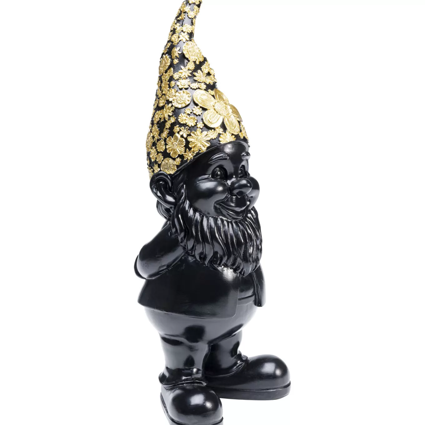 Deco Figurine Gnome Standing Black Gold 30Cm^KARE Design Cheap