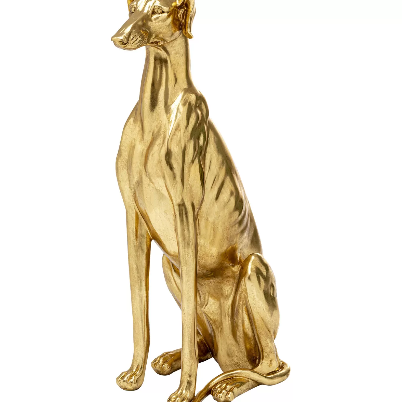 Deco Figurine Greyhound Bruno Gold 80Cm^KARE Design Fashion