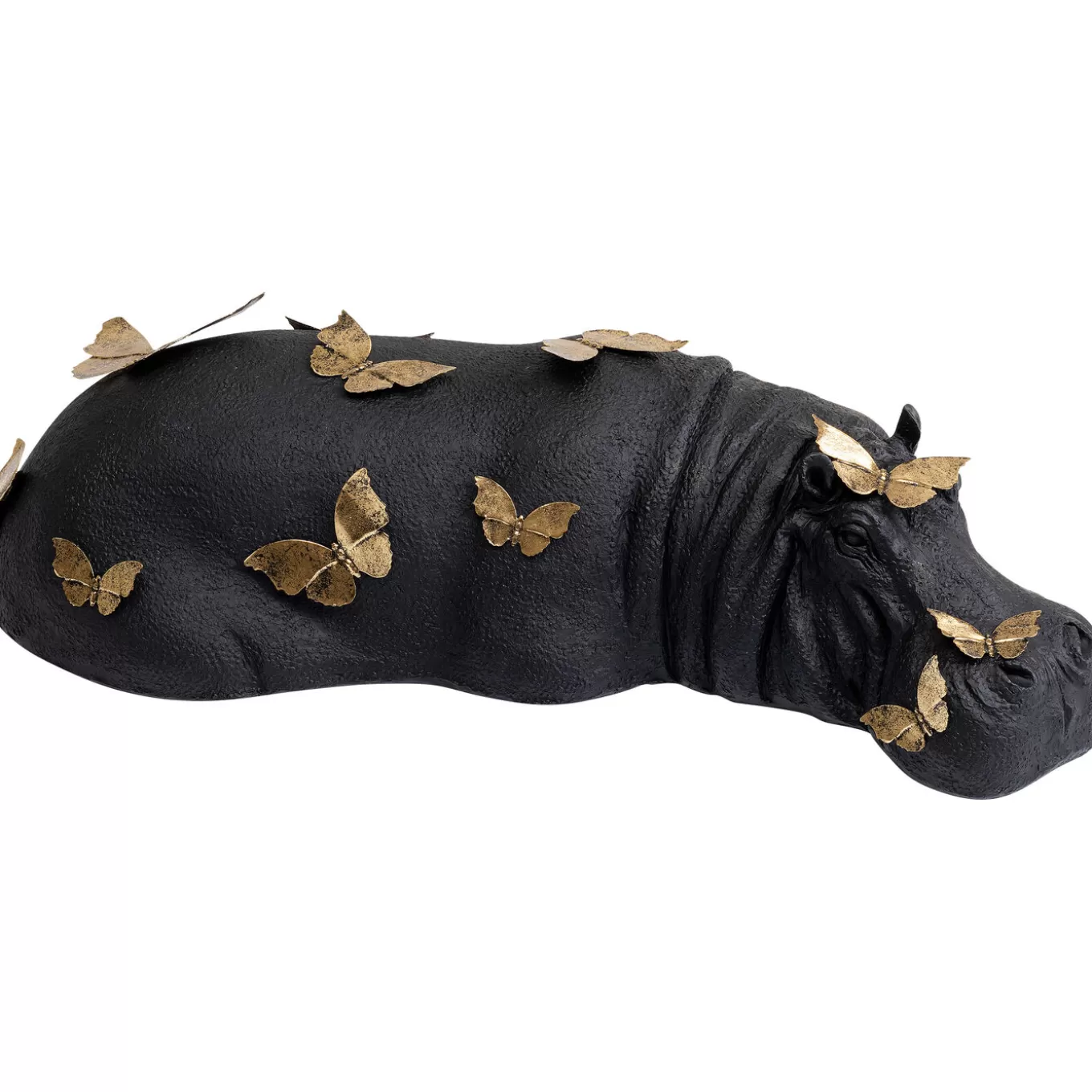 Deco Figurine Hippo Butterflies 35Cm^KARE Design Cheap