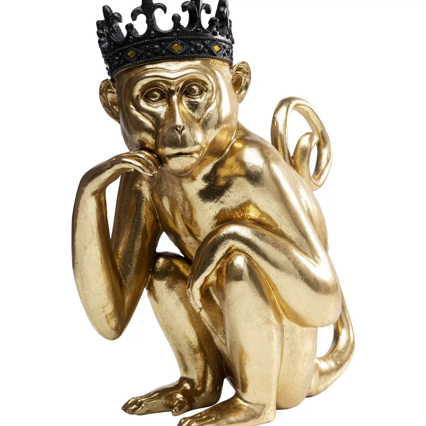 Deco Figurine King Lui Gold 35Cm^KARE Design New