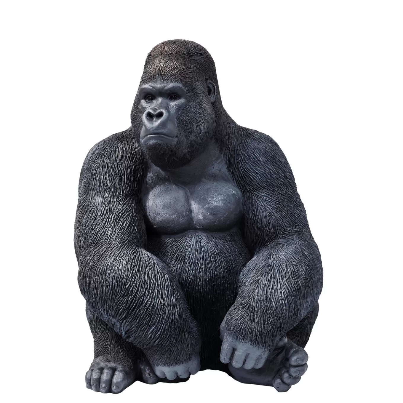 Deco Figurine Monkey Gorilla Side Xl Black 76Cm^KARE Design Outlet