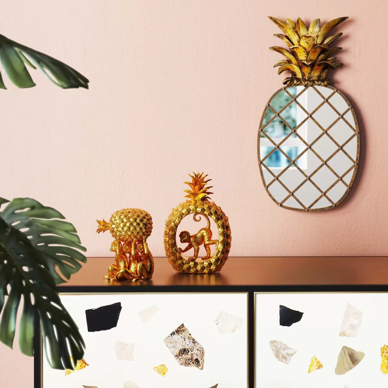 Deco Figurine Pineapple Treasure 16Cm^KARE Design Shop