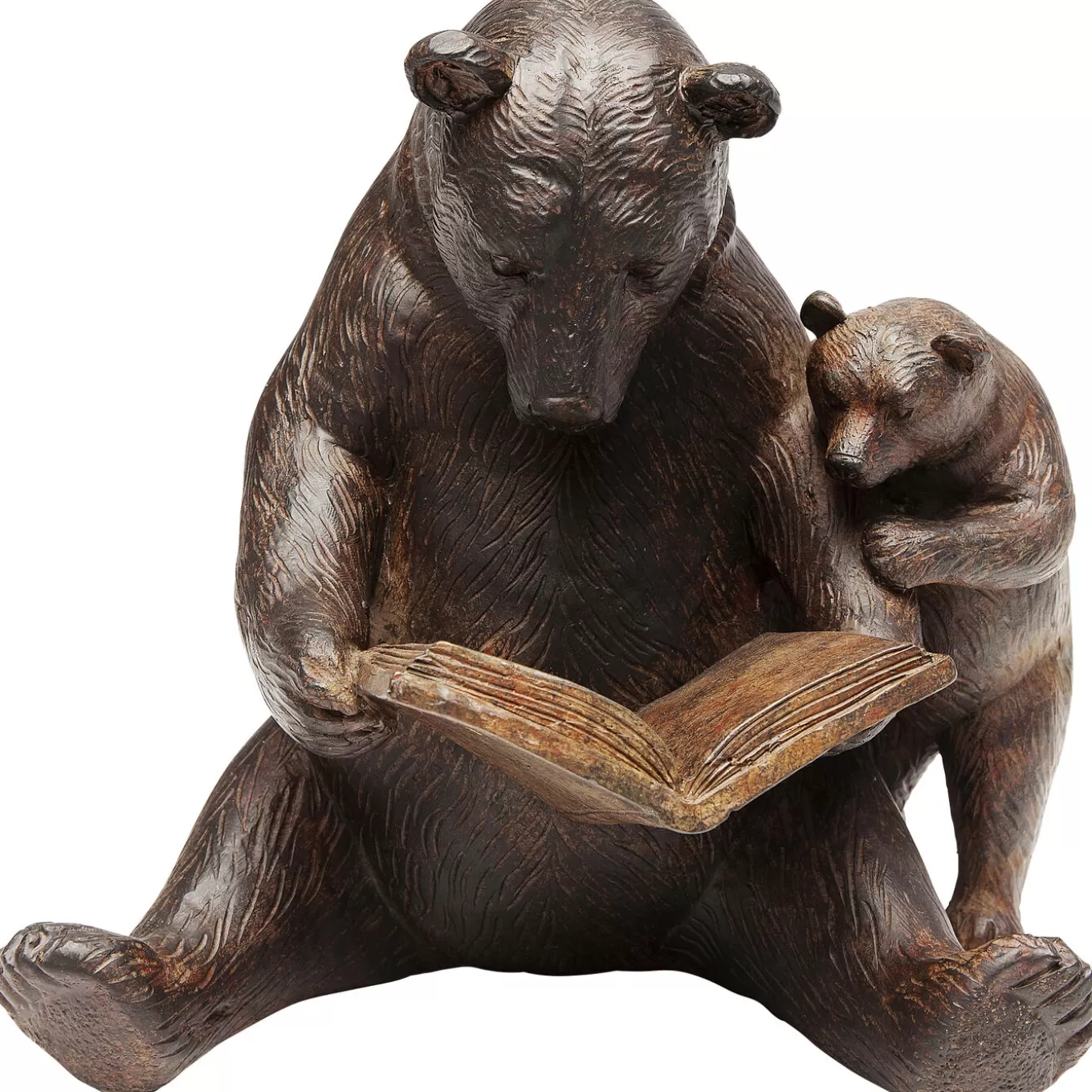 Deco Figurine Reading Bears^KARE Design Discount