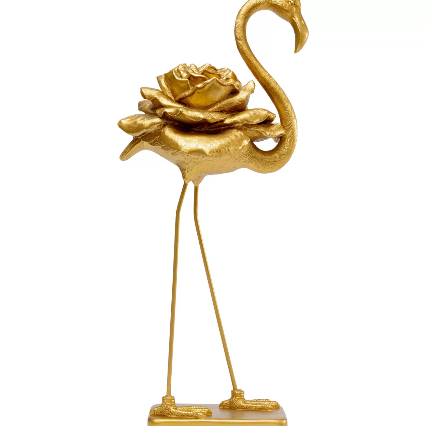 Deco Figurine Rose Flamingo Gold 63Cm^KARE Design New