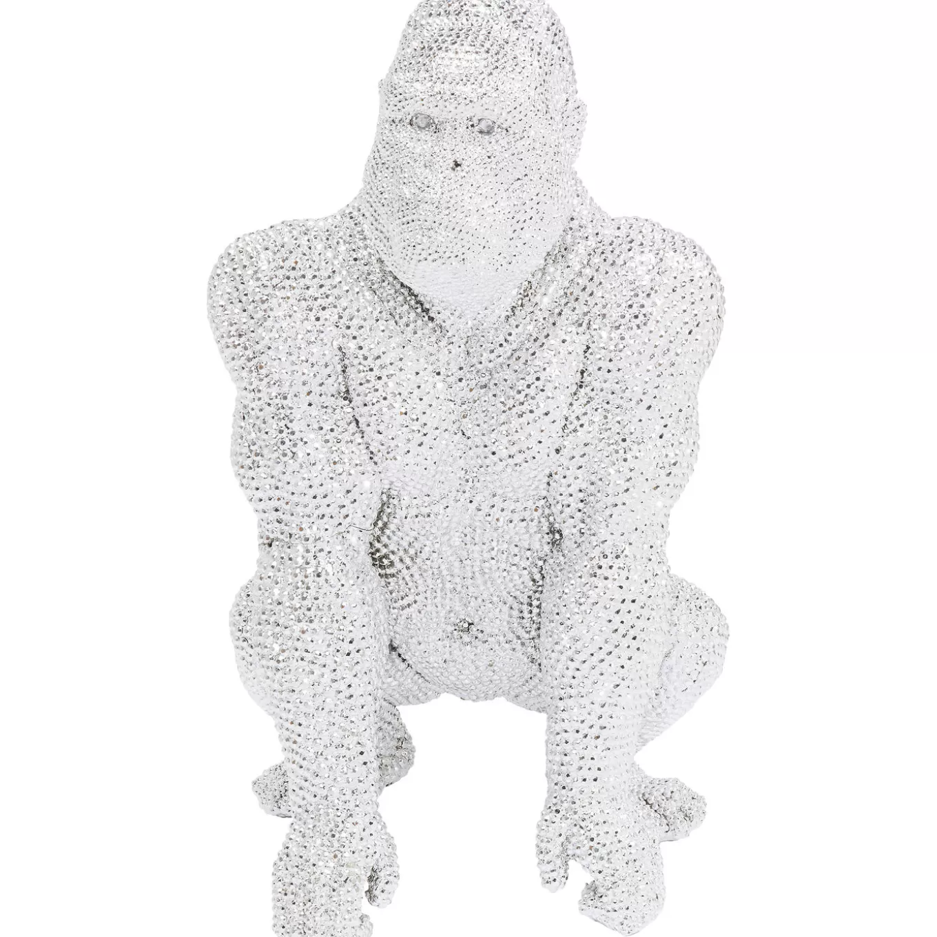 Deco Figurine Shiny Gorilla Silver 80Cm^KARE Design Sale