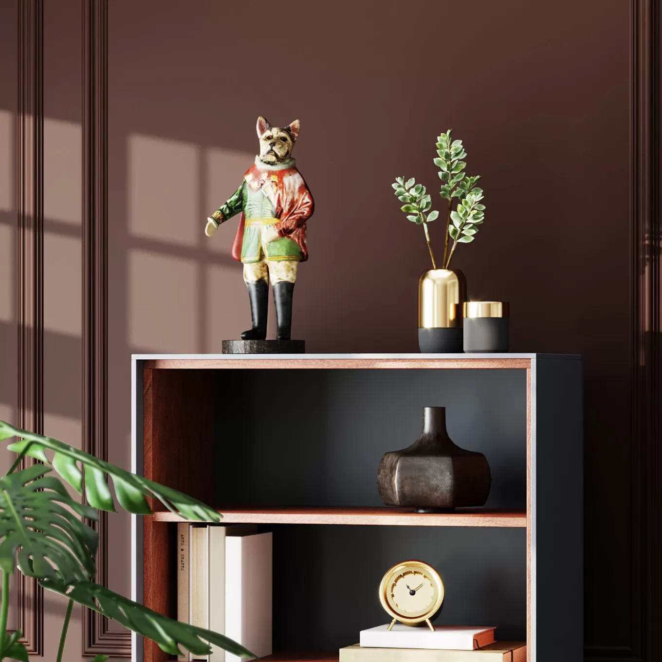 Deco Figurine Sir Frenchie Standing 41Cm^KARE Design Hot