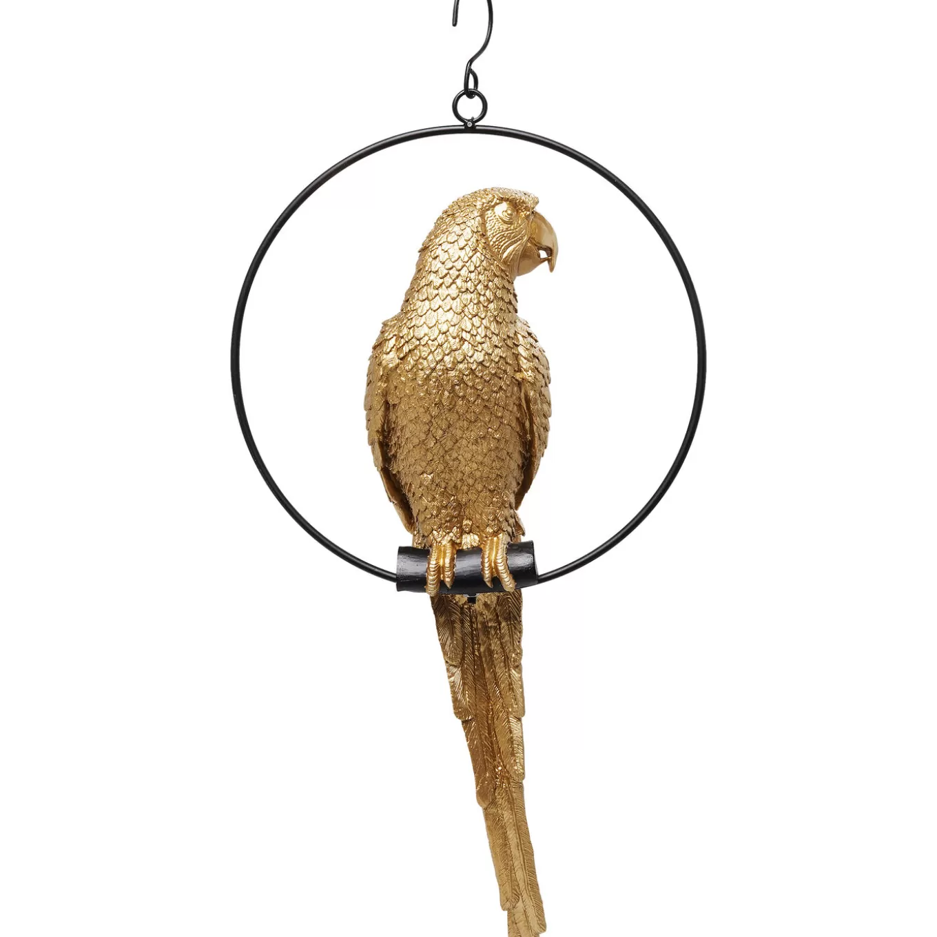 Deco Figurine Swinging Parrot Gold^KARE Design Best