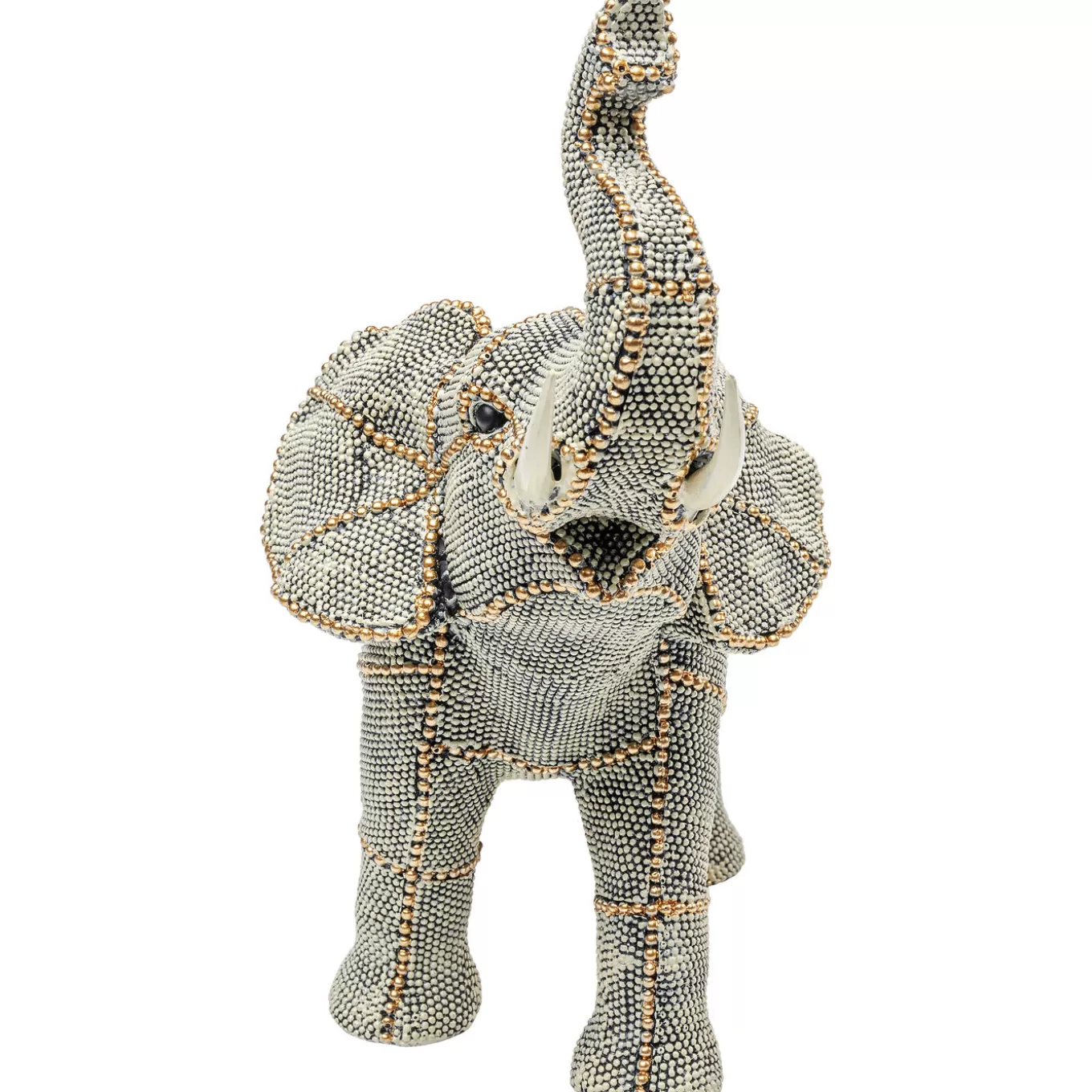 Deco Figurine Walking Elephant Pearls Small^KARE Design Shop