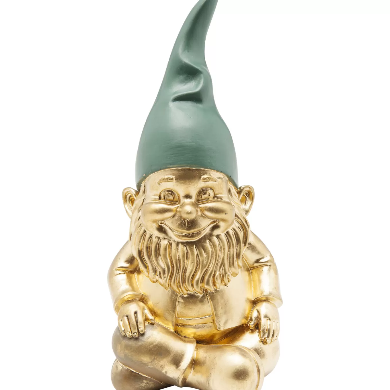 Deco Figurine Zwerg Sitting Gold Green 19Cm^KARE Design Sale