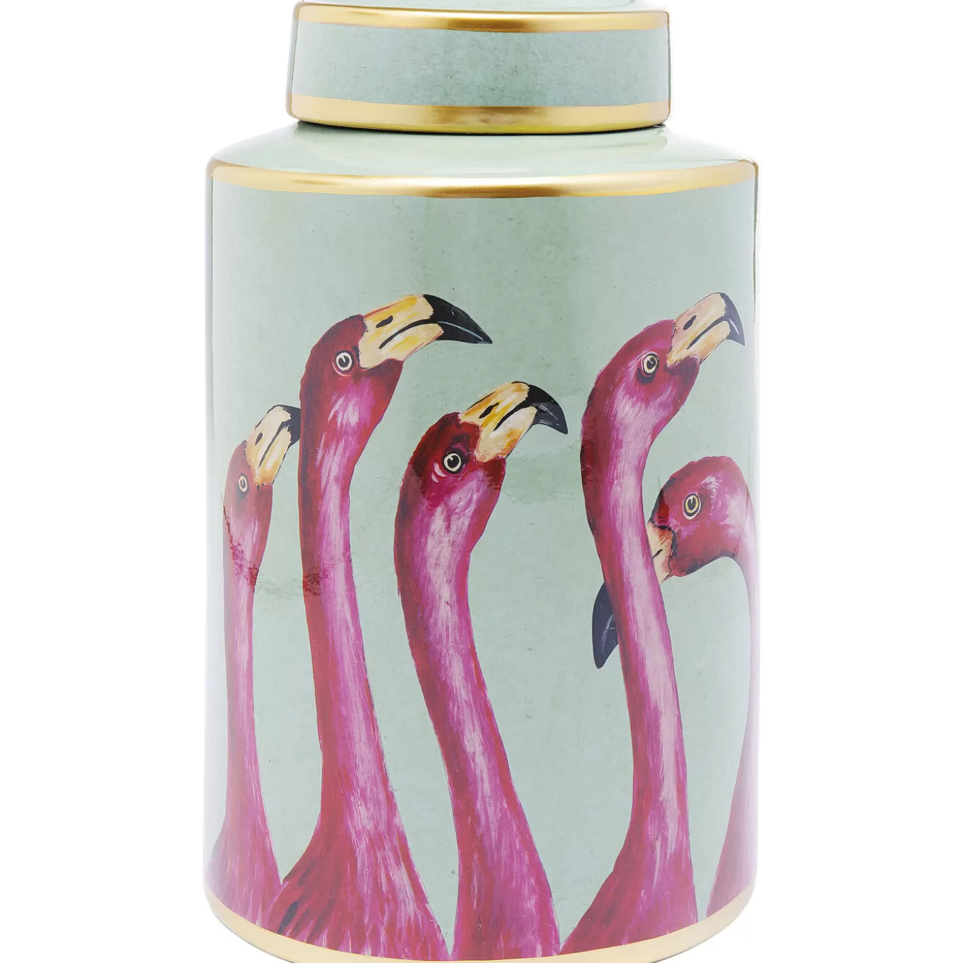 Deco Jar Flamingos 29Cm^KARE Design Flash Sale