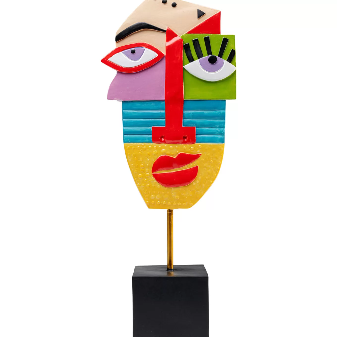 Deco Object Abstract Face Multicolour 52Cm^KARE Design Store