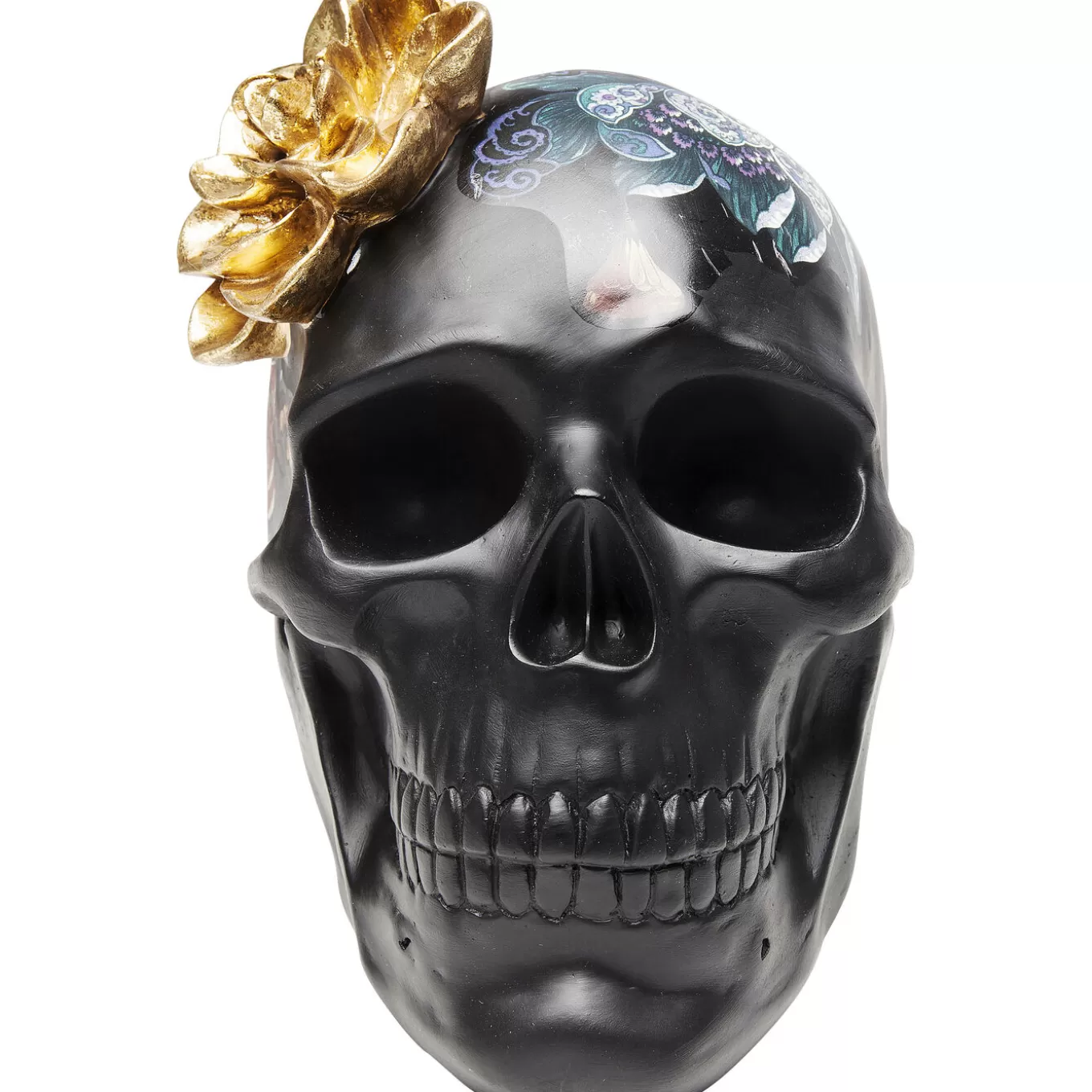 Deco Object Flower Skull 22Cm^KARE Design Fashion