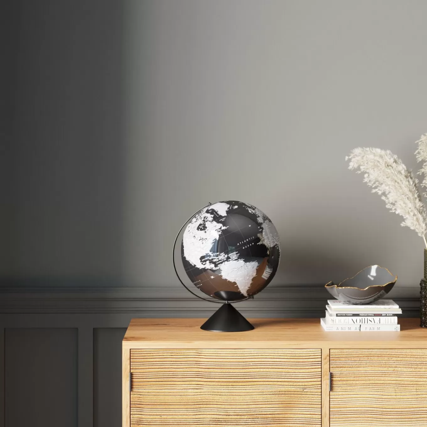 Deco Object Globe Top Black 40Cm^KARE Design Best Sale