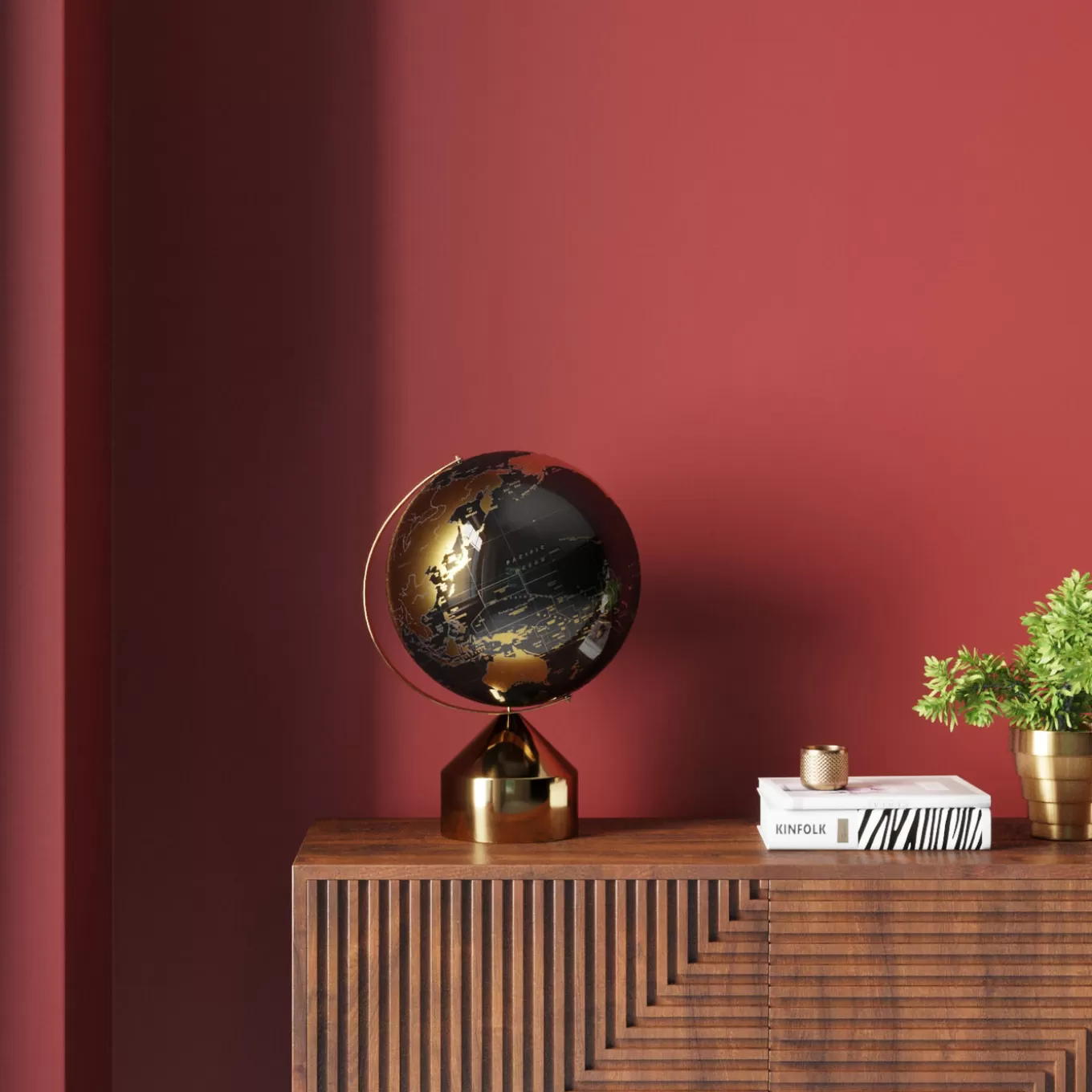 Deco Object Globe Top Gold 47Cm^KARE Design Hot