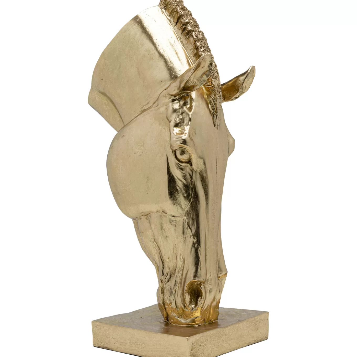 Deco Object Horse Face Gold 57Cm^KARE Design Outlet